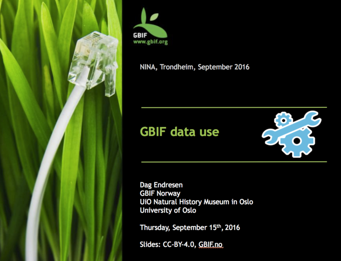 GBIF API seminar